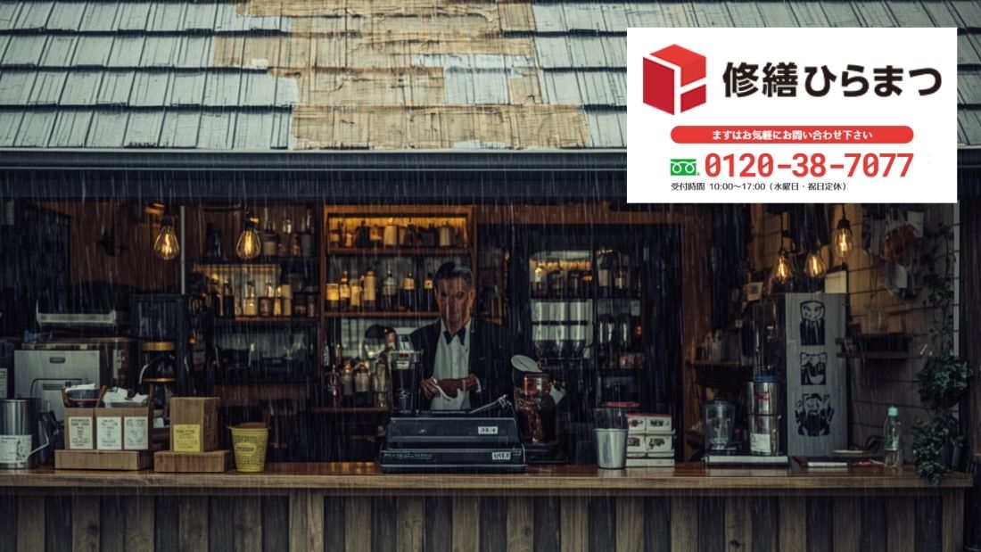 名古屋市や東海市周辺で店舗の雨漏り修繕に迷ったら修繕ひらまつへ